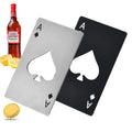 Wholesale Custom Logo Stainless Steel Ace Card Can Beer Opener Promotional Stainless Steel Credit Card Size Beer Opener
