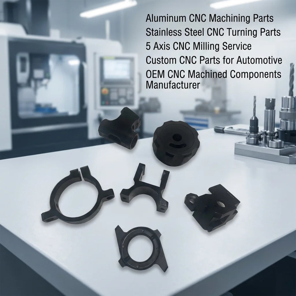 Custom Aluminum Stainless Steel CNC Machining Parts 5 Axis Milling Turning Service OEM Manufacturer High Precision Machining