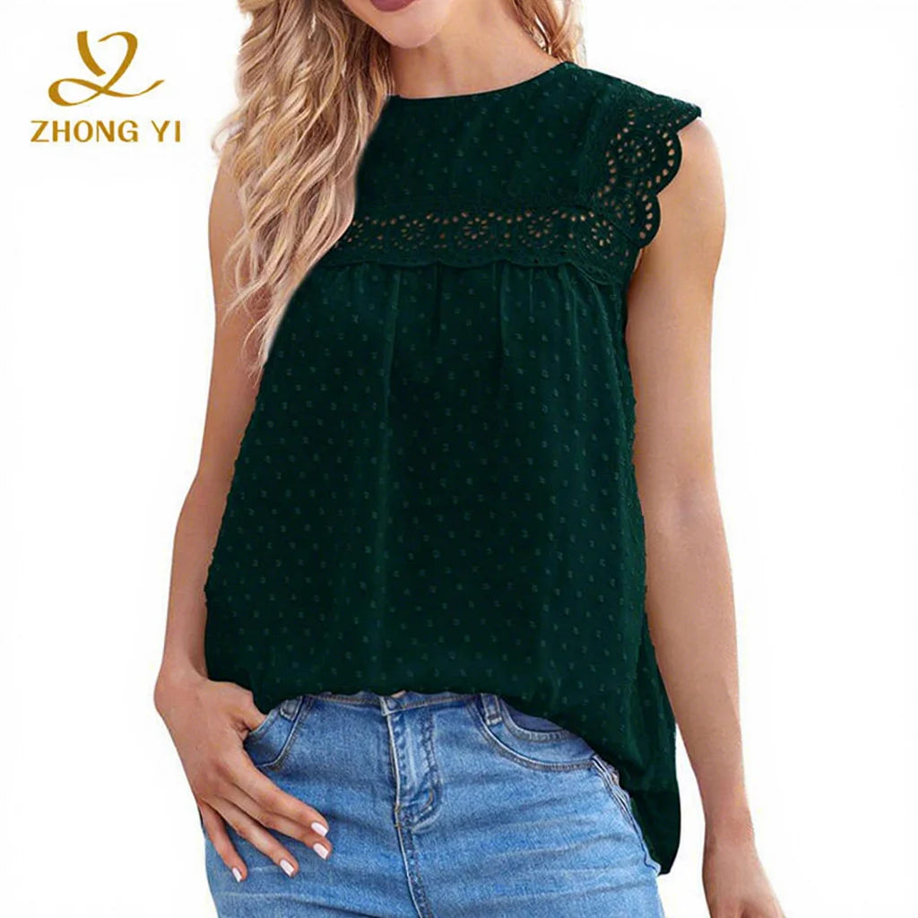 Women Blouses Clothes Designer Supplier China Manufacturer Custom  Soft Cotton Fabric White Fabric Casual Lace Shirt Tops