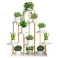 Potted Plant Display Stand Outdoor Flower Pot Holder Metal Iron Indoor Flower Pot Plant Rack Suitable for Gardens and Homes