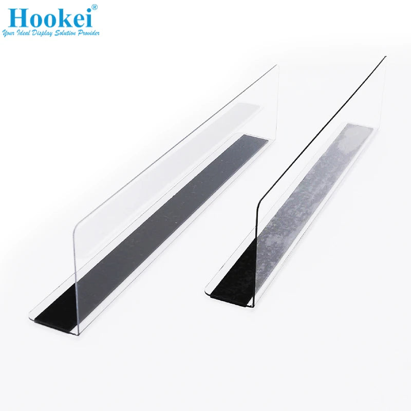 Custom Best Price Multi Styles Supermarket Shelf Dividers Magnetic Shelf Divider L Shaped Shelf Divider