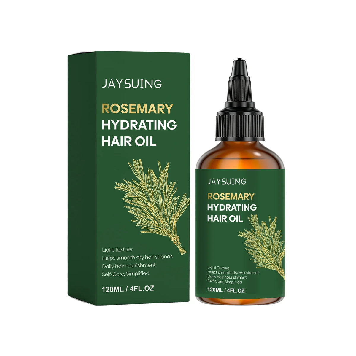 JAYSUING Hair Care Nourishing Smoothing Natural Rosemary Hair Oil Wholesale