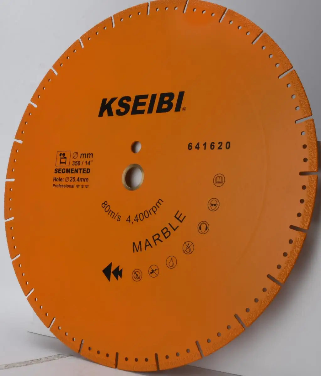 KSEIBI Brazed Welding Diamond Discs Universal Saw Blade 350x25.4mm Abrasive Discs