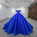 Jancember 9973 Glitter Royal Blue Ball Gown Quinceanera Dresses for Women