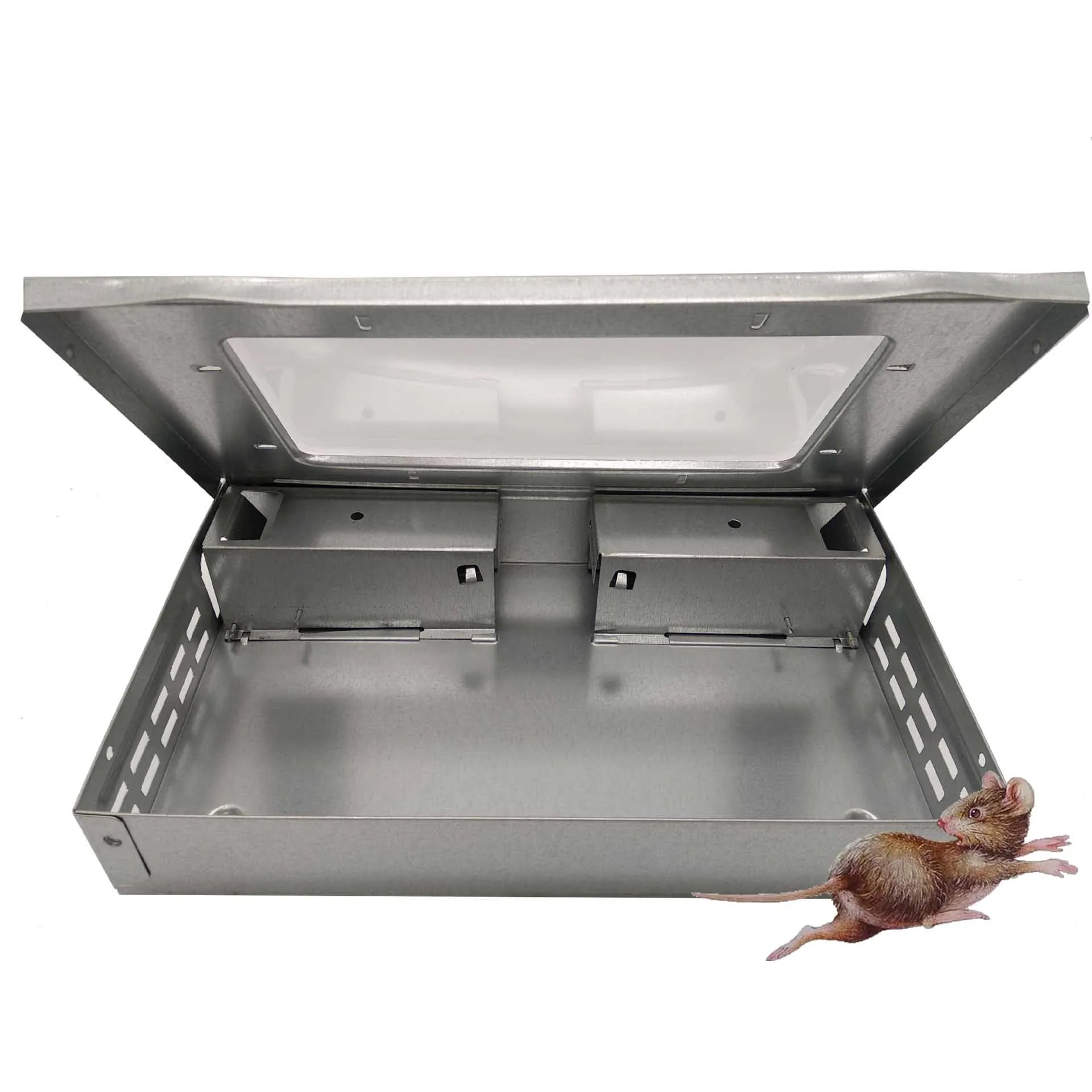 Galvanized Steel Humane Solid Eco-Friendly Mouse Trap Hengsk HSK-JM03 11-19 Pieces Pest Control