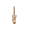 Brass Water Curtain Waterline Fountain Nozzles Adjustable 1/4" M10 M12 M14 Male Thread Fountain With Valve Garden Landscape Tool