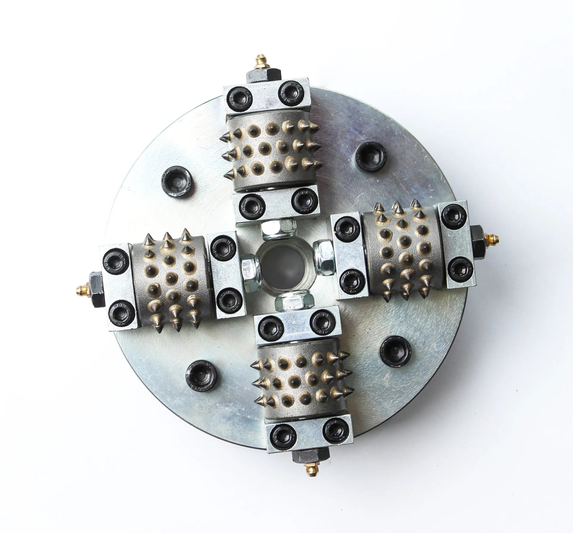 Customized Diamond Rotary Bush Hammer for Litchi Surface for Grinding Granite Concrete Marble Cylinder Shape Bush Hammering Tool