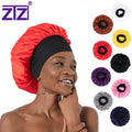 ZTZI Factory Wholesale Custom Bonnet With Logo and  Double Layer Custom Silk Hair Satin Bonnet