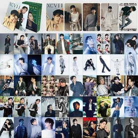 55Pcs/Set KPOP Jung Kook Solo Album GOLDEN Lomo Cards Poster Photo Double-Sided Postcard Fans Collection Photocard JungKook Gift
