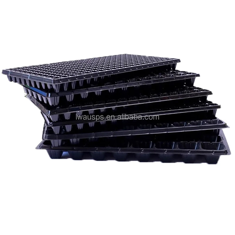 Factory Wholesale Thickened Plastic Nursery Tray Vegetable Corn Pepper Seedling Trays for Efficient Plant Propagation
