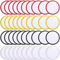Iron on Heat Seal Round Blank White Twill Patch With Merrow Border for DIY Heat Transfer Dye Sublimation Printing Blank Patch