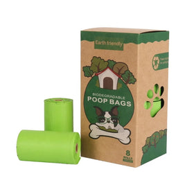 Eco Friendly Biodegradable Disposable Scented Unscented Compostable Corn Starch Green Doggie Dog Waste Poop Bags