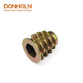 CN3420 Zinc Plated Hex Socket Screw M6*13mm Dowel Screw Fixing Pre-inserted Nut With Flange