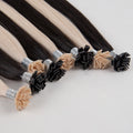 Wholesale European Straight Keratin Flat Tip Hair Extensions Double Drawn European Hair with Russian Hair Type
