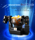HuiPang S1001 Professional Heavy Duty Table Tennis Ball Machine Dual-Head Design Club Grade Stable 12KG Ping Pong Robot