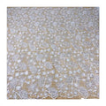 Wholesale Unusual Tulle Mesh Cord Spangle Flat Embroidered Sequins Knit Lace Fabric for Women