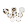Wholesales Two Pieces Combination Plastic Support Dyeing Shank Islamic Button for Dress