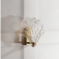 OEM Modern Nodric Design Sea Shell Golden Lamp  Glass E14 Led Sconces Wall Lights for Home Wall
