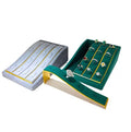 Wholesale Microfiber Metal Multiple Rings Display Stand Unique showcase Counter Jewelry Ring Display Tray for Jewelry Display