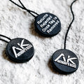 Custom Clothing Name Logo Plastic ABS String Tag Garment Seal Tag Eco-Friendly Embossed HangTag String Swing Tag for Shoes Bags