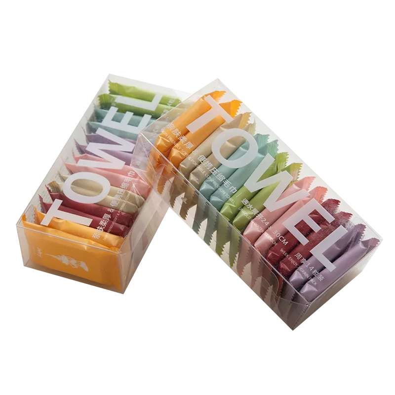 Portable Disposable Cotton Compression Face Towel Roll Soft Skin-Friendly Nonwoven Technique Must-Have for Travel Outdoor