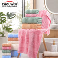 Custom Bamboo Fiber Bath Towel Luxury Soft Absorbent Quick Dry Hotel Spa Towels OEM ODM Logo Size Color Packaging Available