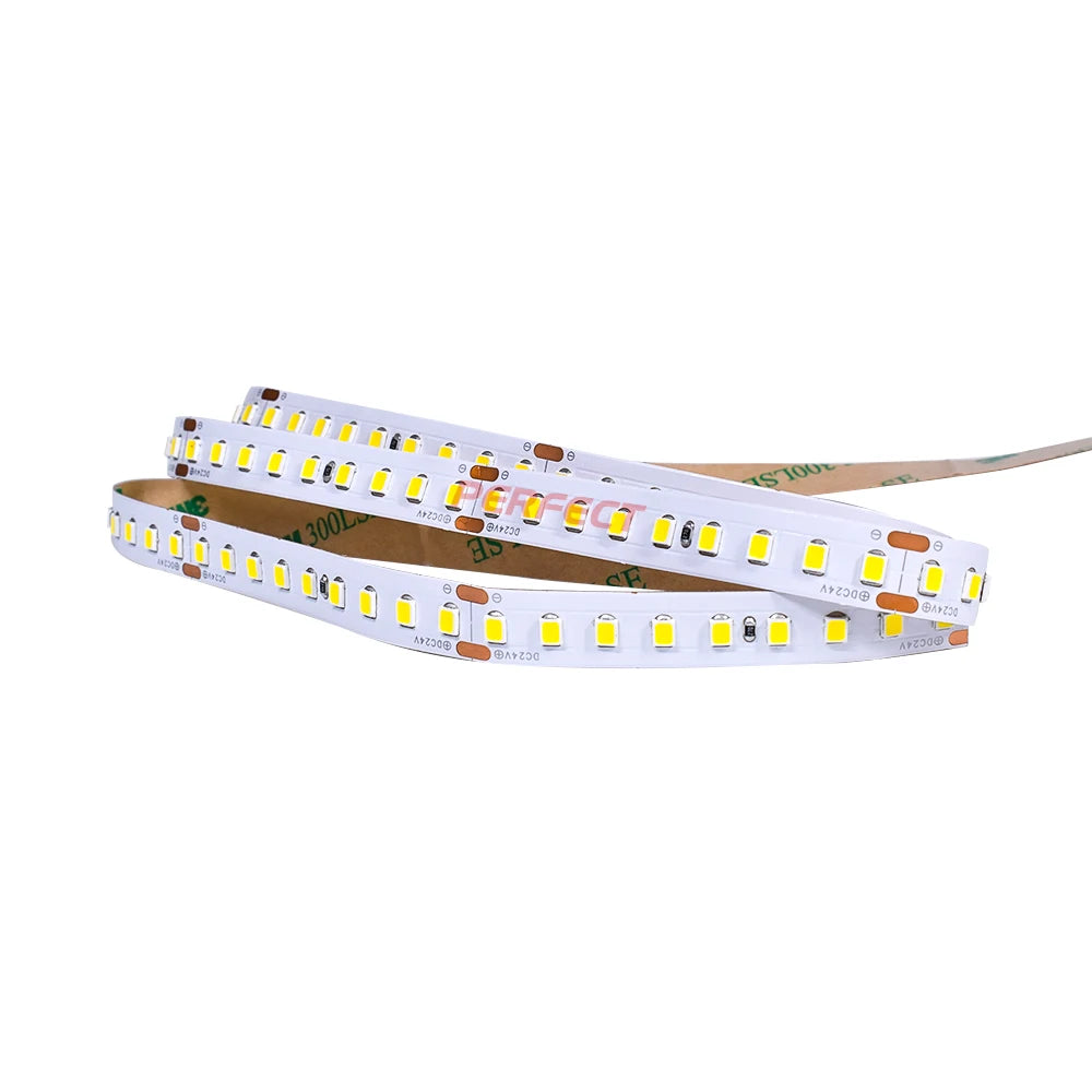 Flexible Led Strip Light 200lm/w Smd 2835 Warm White 3000k 24v Dc Save Energy Led Light 2835