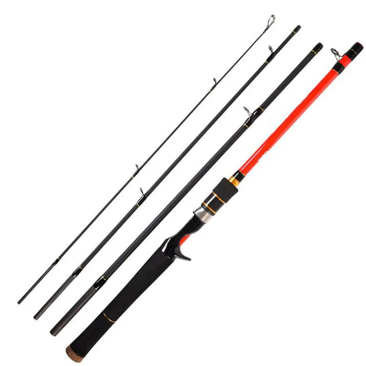 WEIHE 1.8/1.98/2.1/2.4m Multi Sections Contraction Carbon Telescopic Fishing Rod