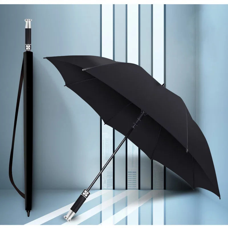 OEM Manufacturer Straight 30 Inch Large Windproof logo Prints Luxury Promotional Branded Custom Golf UV Umbrella for the Rain