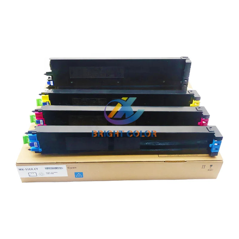 China Manufacturer Color Toner Cartridge MX51 for Sharp MX-4128 4148 5128 5148 MX-4110N 4111 4112 4140 4141 5110 5111 5140