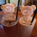 Best Selling Food Grade Silicone Ice Cream Molds 3d Teddy Bear Ice Mold for Used for Frozen Coffee Milk