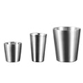 Dishwasher Safe Silver Insulated 16oz Stainless Steel Double Wall Rugged Eco-Friendly Drinking Glass 6 Hours Thermal Insulation