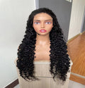 Cheap Wholesale Glueless 13x4 Brazilian Curly Wig 100% Virgin Remy Human Hair for Lace Transparent Long Length for Black Women