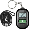Talking Atomic Keychain Clock With Alarm Hourly Time Announcement Perfect for People With Low Vision or Low Light Situations