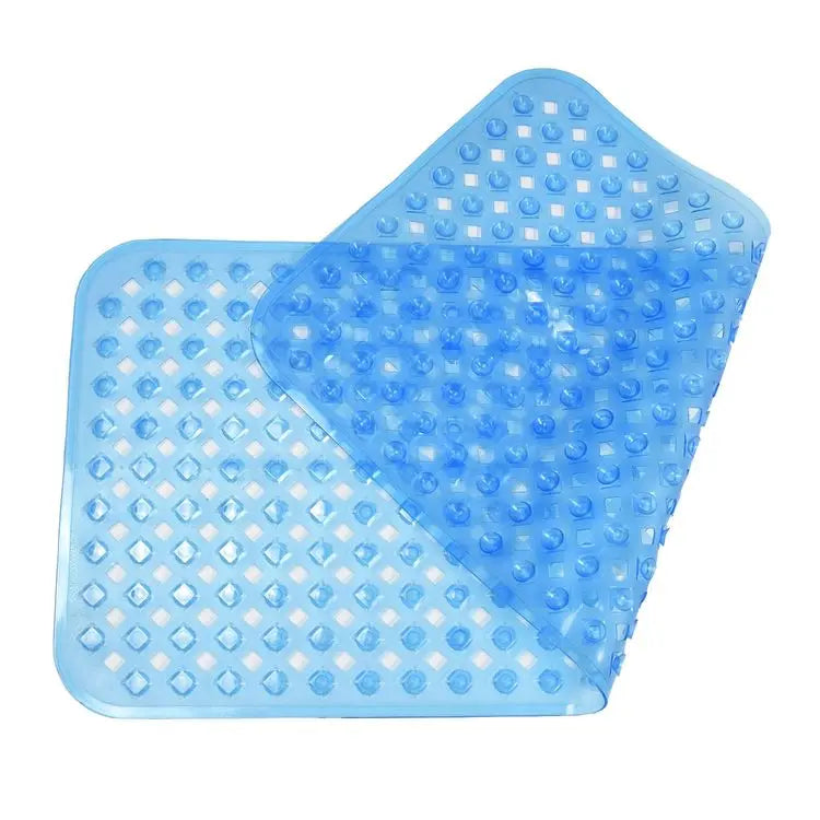 88x40cm Extra Long Non-Slip Bathtub Mat with Suction Cups Machine Washable Eco-Friendly Anti Slip PVC Shower Bath Mat for Safety
