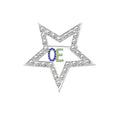 Wholesale Custom Sorority Greek Letter Brooch Pearl ZETA Spring 22 Order of Eastern Star Red Triangle Masonic Pins & Jewel
