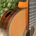 Aiersi Brand Raised Fretboard and Port Design All Solid Handmade Double Nomex Top Professional Hauser Style Classical Guitar