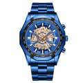 OEM Accept BINBOND High Quality Men's Quartz Watch  Stainless Steel Luminous Calendar Quartz Watch  Relogio Masculino