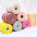 Limited Finger Crochet Cushion Yarn Poly Thread White Filament Chunky Ice Summer Iceland Roving Yarn for Knitting