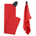 Soft Microfiber Adult Size Large Golf Towel  with Sports Pattern Magnetic Buckle Logo