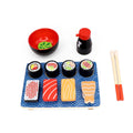 Children Pretend Play Japanese Food Toy Set Simulation Kitchen Wooden Sushi Combination Toys