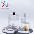 5ml 10ml 15ml Eco Friendly Packaging Wood Essential Oil Bamboo Roller Bottle with Metal Roller Ball with Engraving Transparent
