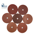 shandong 4inch 100mm Diamond Marble Polishing Pads For Granite Stone grit 30-5000 buffing pad sanding paper for marble