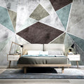 Classic Modern Stripes & Plaid 3D Self Adhesive Waterproof Anti-Static Silk Wallpapers for Living Room Home Decoration