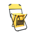 Portable Outdoor Folding Portable Safety Fishing Chair Folding Durable Fishing Chair with Backrest and Storage Bags