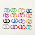 13 mm Multi-colors Korean Unisex Trendy Earrings Copper Ear Clip-on Earrings for Non Pierced Ears