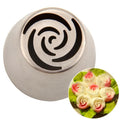 BNO12 Rose Russian Cake Nozzle Cake Icing Nozzles Set Stainless Steel 304 Cake Decorating Nozzles Tips Baking Tools Flower Tips