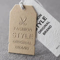 Wholesale Fashion Design Personalized China Custom Printing Garment Watch Clothing Rope String Round Paper hang Tags Eco