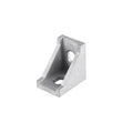 2020 Grey Aluminum Right Angle Bracket 90 Degree L Shape Corner Joint Brace Triangle Structure