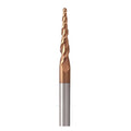 Altin Coated Tapered Ball Nose Carbide End Mill R0.5*D6*20*50L*2F HRC55 CNC Tool Milling Cutter Woodworking 10 Pcs 3 Years